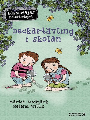 cover image of LasseMajas sommarlovsbok. Deckartävling i skolan